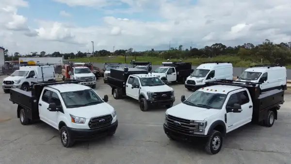Custom Ordered and Upfitted Work Vehicles